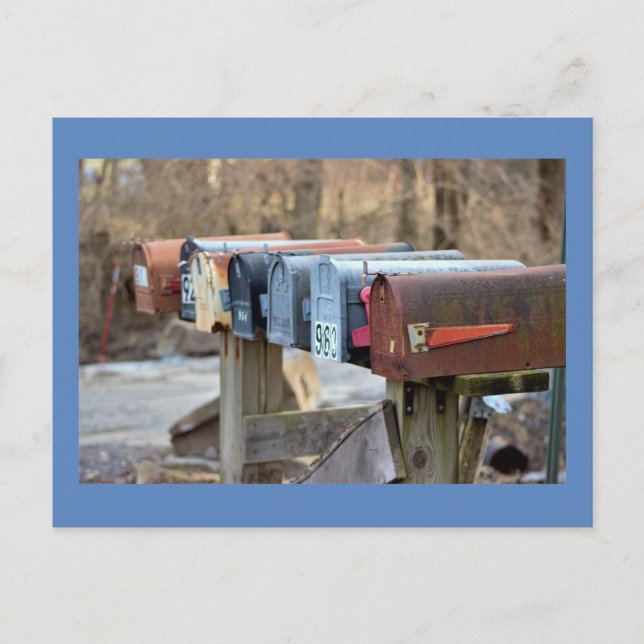 Carte Postale Photo de boîtes aux lettres (Devant)