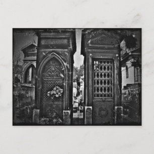 Carte Postale photo de cimetière vintage