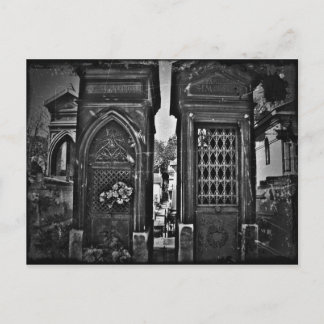 Carte Postale photo de cimetière vintage