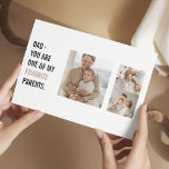 Carte Postale Photo de collection moderne et cadeau de Fête des<br><div class="desc">cadeau pour papa,  idées cadeaux de fête des pères,  cadeau de fête des pères,  mes parents préférés,  cadeau photo,  nouveau papa,  bonus papa,  cadeau d'anniversaire papa,  meilleur papa jamais,  cadeau de papa personnalisé</div>