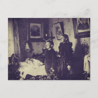 Carte Postale Photo de décès de l'ère victorienne