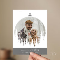Photo de famille de Noël la plus joyeuse, superpos