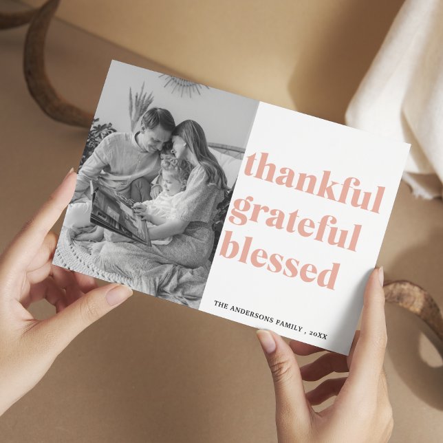 Carte Postale Photo de famille | Reconnaissant, Reconnaissante,  (Créateur téléchargé)