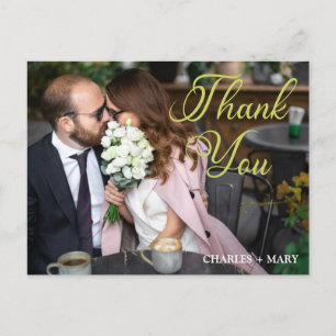 Carte postale photo de fleurs tropicales cœur & ty