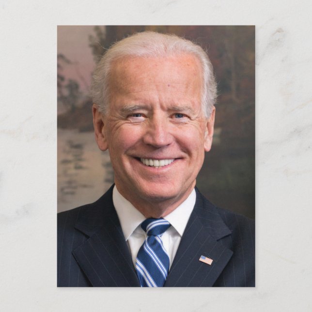 Carte Postale Photo de Joe Biden Portrait (Devant)