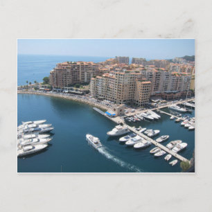 Carte Postale Photo de la baie de navire Monte Carlo
