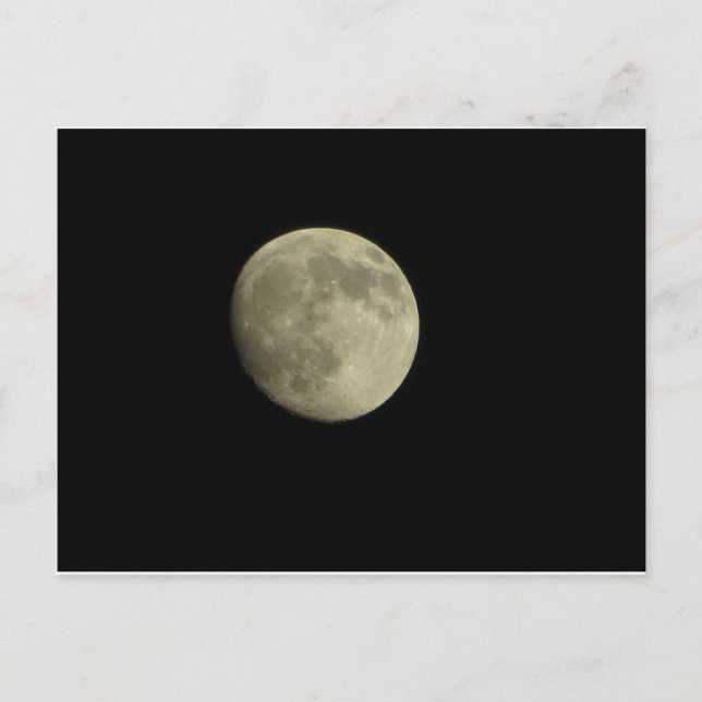 Carte Postale Photo de la lune n° 1 (Devant)