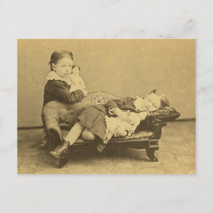 Carte Postale Photo de la mort de l'ère victorienne