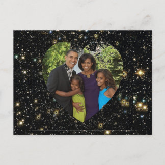 Carte Postale Photo de la première famille du président Obama