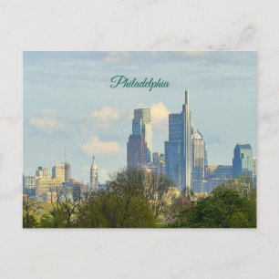 Carte postale photo de la skyline de Philadelphie