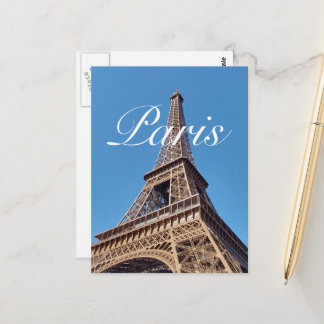 Carte Postale Photo de la Tour Eiffel de voyage à Paris 