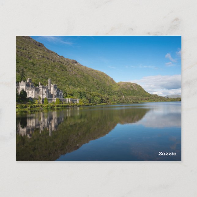 Carte Postale Photo de l'abbaye de Kylemore dans le Connemara en (Dos)