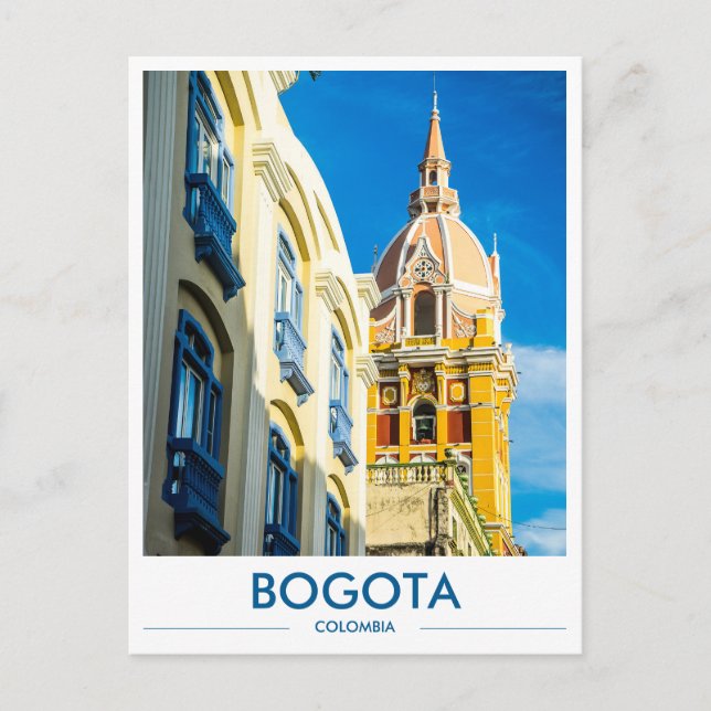 Carte postale photo de l'église de Bogota Colombie (Devant)