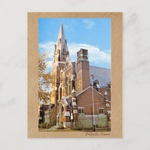Carte Postale photo de l'église vintage des années 1970