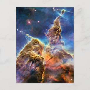 Carte Postale Photo de l'espace extérieur de la montagne mystiqu