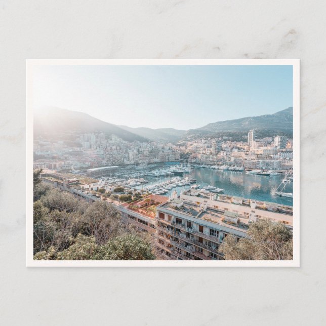 Carte Postale Photo de Monaco Côte d'Azur Méditerranée (Devant)