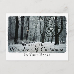 Carte postale photo de Noël