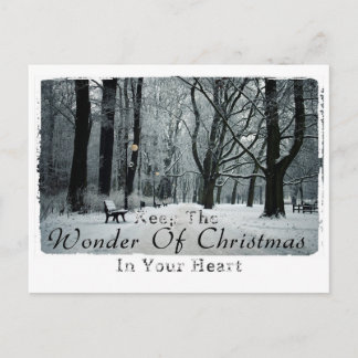 Carte postale photo de Noël