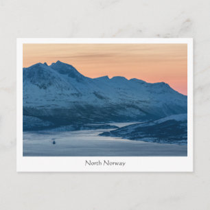 Carte Postale Photo de paysage de la Norvège du Nord