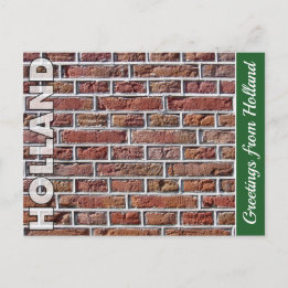 Carte Postale Photo de rejointoiement de briques hollandaises ro