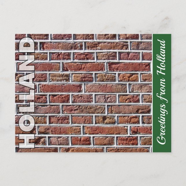 Carte Postale Photo de rejointoiement de briques hollandaises ro (Devant)