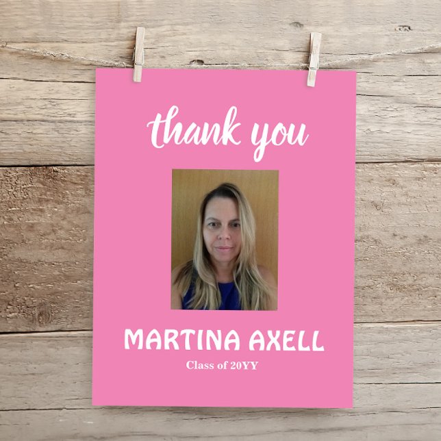 Carte postale photo de remerciement pour la remise (Créateur téléchargé)