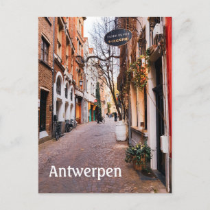 Carte Postale Photo de rue Antwerpen Belgique
