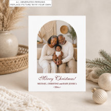 Photo de vacances de Noël en famille simple et élé