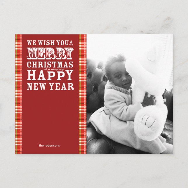 Carte postale photo de vacances incroyablement heu (Devant)