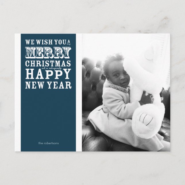 Carte postale photo de vacances incroyablement heu (Devant)