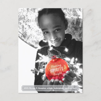 Carte postale photo de vacances pour rendre les sp