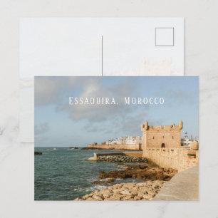 Carte Postale Photo de voyage authentique de l'Essaouira histori