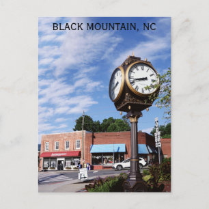 Carte Postale Photo de voyage de Black Mountain North Carolina