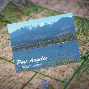 Carte Postale Photo de voyage de Port Angeles, Washington
