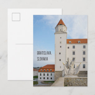 Carte Postale Photo de voyage du château de Bratislava Slovaquie