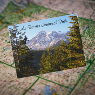 Carte Postale Photo de voyage pittoresque Mount Rainier