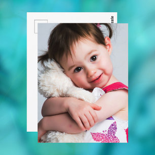 Carte Postale Photo d'enfant, petit ami, conjoint, maman ou anim