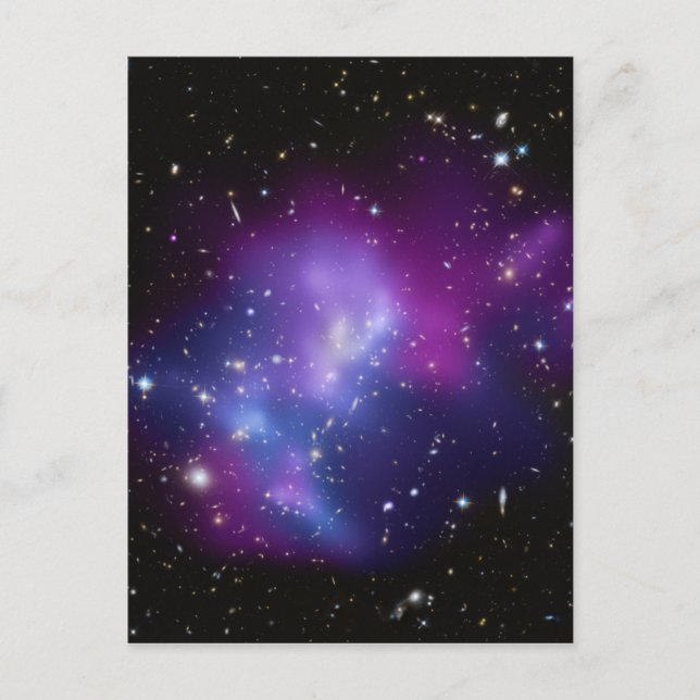 Carte Postale Photo d'espace céleste violet vierge (Devant)