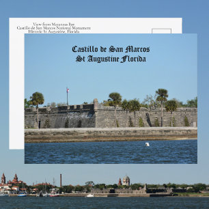 Carte Postale Photo du Castillo de San Marcos St Augustine FL