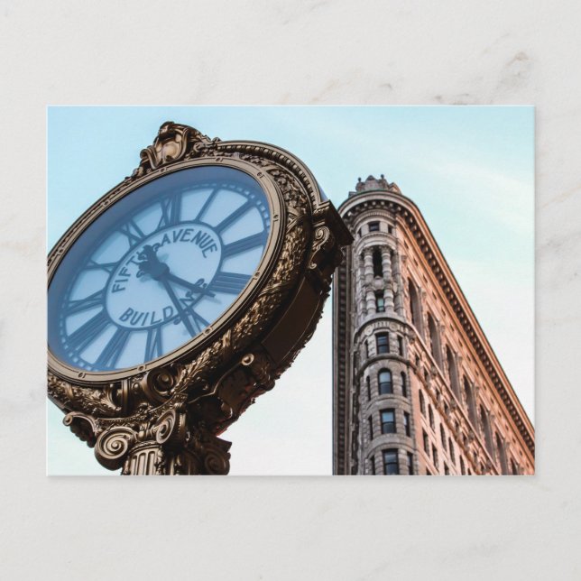 Carte Postale Photo du Flatiron Building de New York (Devant)
