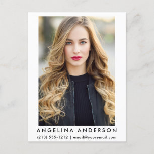 Carte Postale Photo du modèle acteur