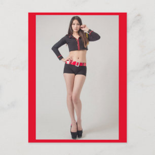 Carte Postale Photo du modèle japonais chaud