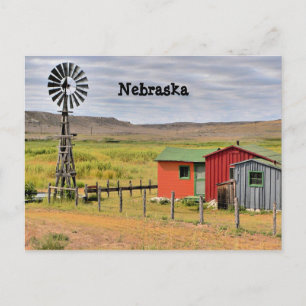 carte postale photo du paysage du Nebraska