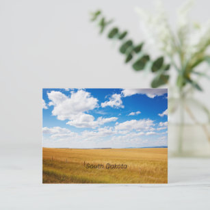 Carte Postale photo du paysage rural du Dakota du Sud