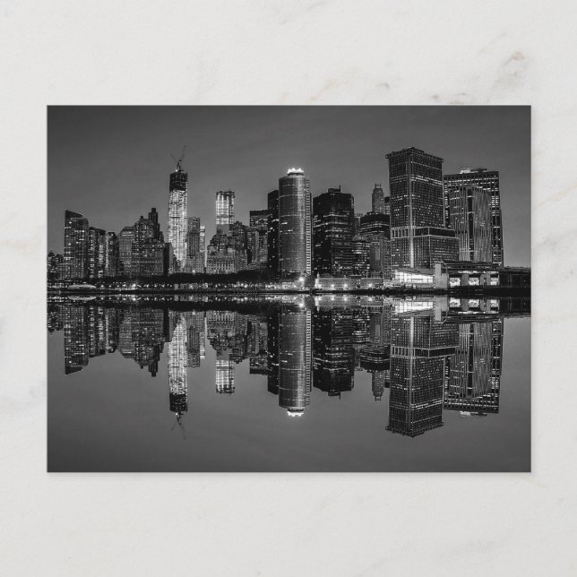 Carte Postale Photo du paysage Skyline de New York (Devant)