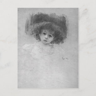 Carte Postale Photo d'un enfant par Gustav Klimt