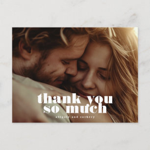 Carte Postale Photo en noir moderne