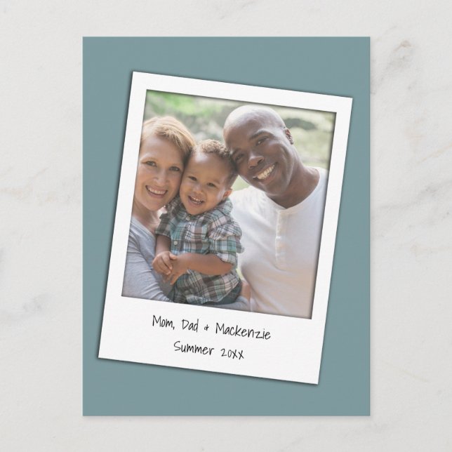 Carte Postale Photo et cadre personnalisés (Devant)