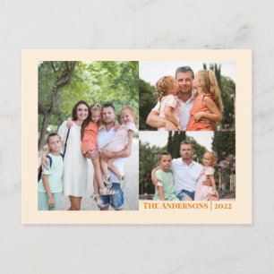 Carte Postale Photo et message personnalisés de Thanksgiving Cre