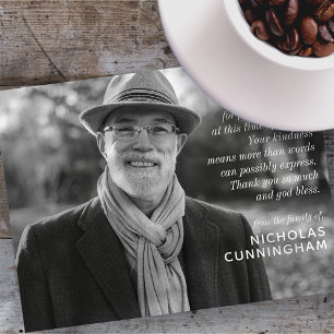 Carte Postale Photo et message personnalisés et élégants de Memo